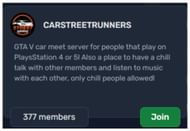 A very relaxed sounding Discord with just under 400 members currently (Image via Discord)